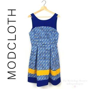 NEW ModCloth Eva Franco Royal Mail Dress